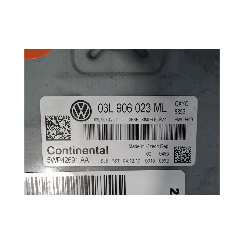CALCULATEUR MOTEUR VOLKSWAGEN GOLF