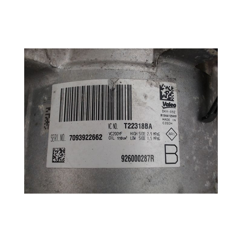COMPRESSEUR AIR CONDITIONNE NISSAN MICRA