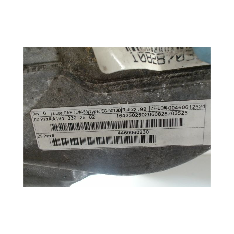 PONT AVANT MERCEDES CLASSE R R 350 CDI 4-matic 