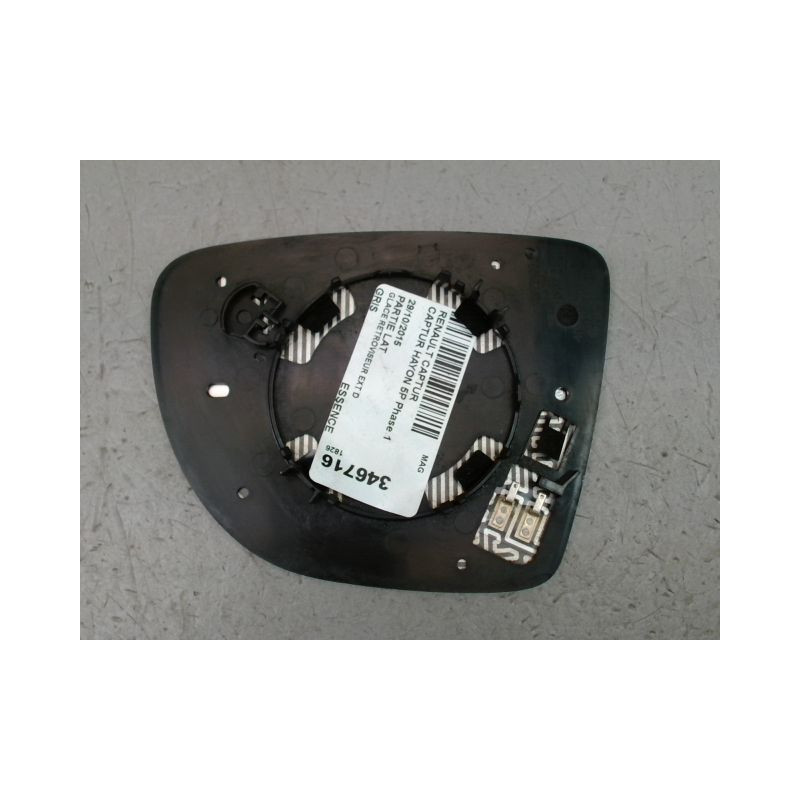 GLACE RETROVISEUR EXT D RENAULT CAPTUR Phase 1 2013-...