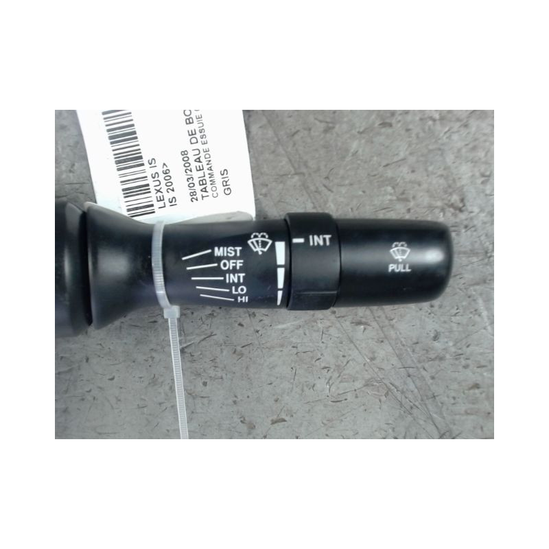 COMMANDE ESSUIE GLACE LEXUS IS 2006-