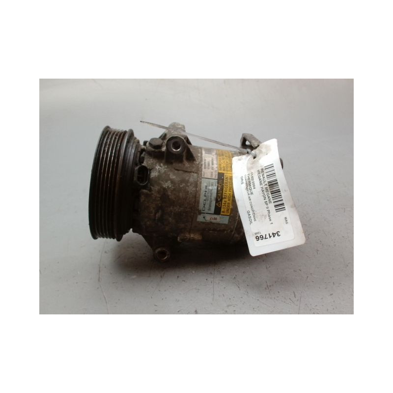COMPRESSEUR AIR CONDITIONNE RENAULT MEGANE II Phase 1 2002-2005