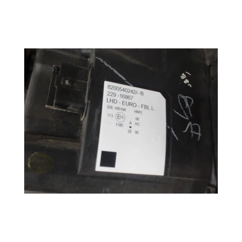 PHARE GAUCHE RENAULT MODUS