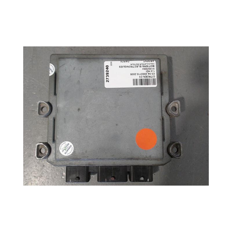 CALCULATEUR MOTEUR CITROEN C3 2002-2005