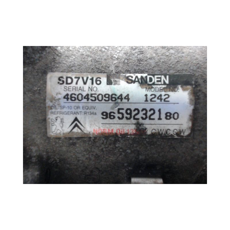 COMPRESSEUR AIR CONDITIONNE CITROEN BERLINGO BREAK 2002-