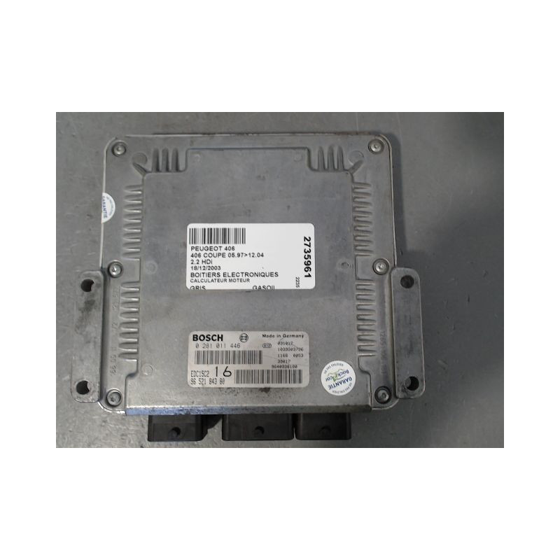 CALCULATEUR MOTEUR PEUGEOT 406 COUPE 97-04