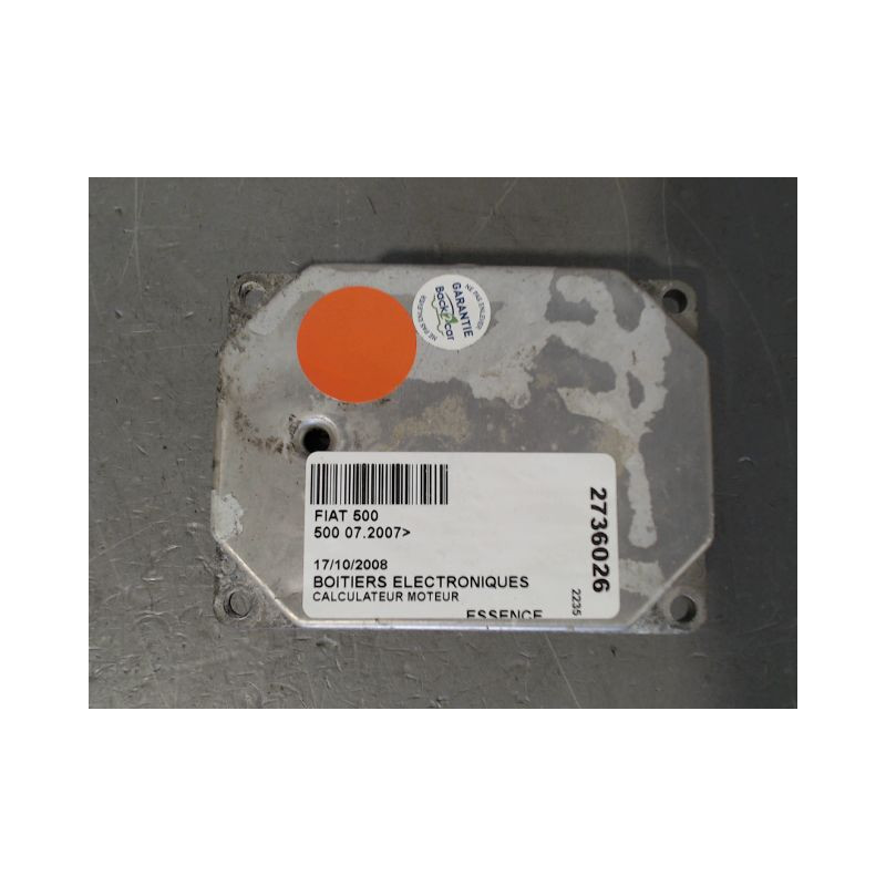 CALCULATEUR MOTEUR FIAT 500 2007-