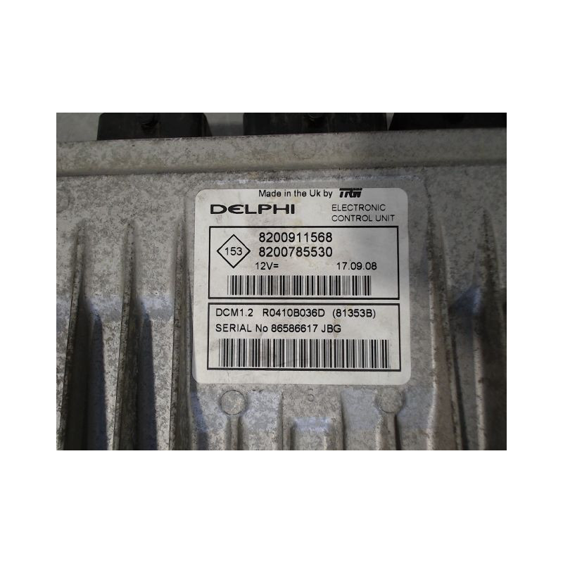 CALCULATEUR MOTEUR DACIA SANDERO 2008-