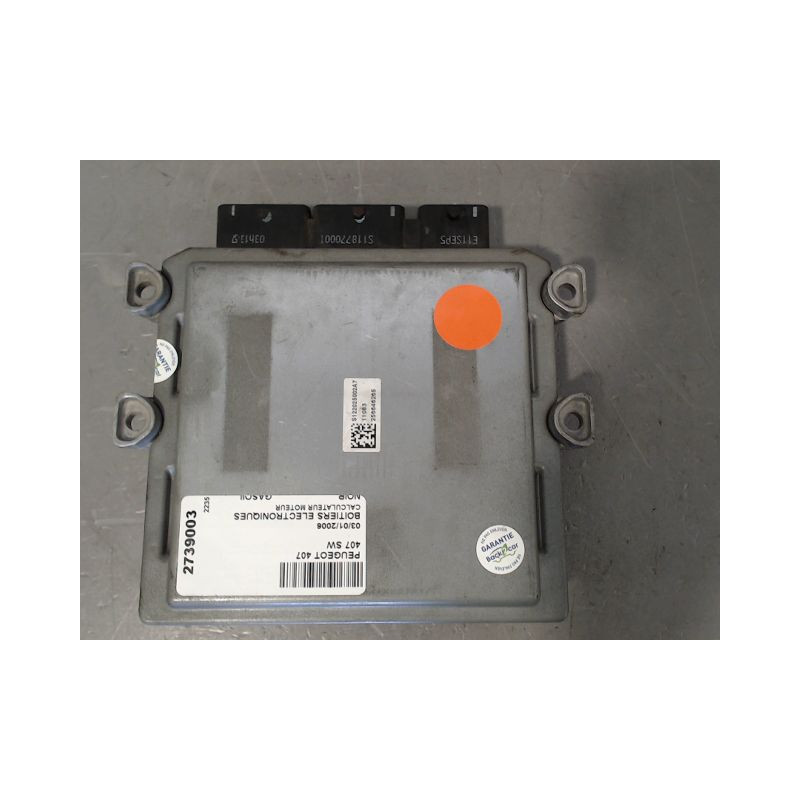CALCULATEUR MOTEUR PEUGEOT 407 SW