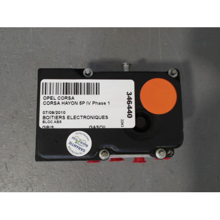 UNITE HYDRAULIQUE ABS OPEL CORSA IV Phase 1 (D) 2006-2010