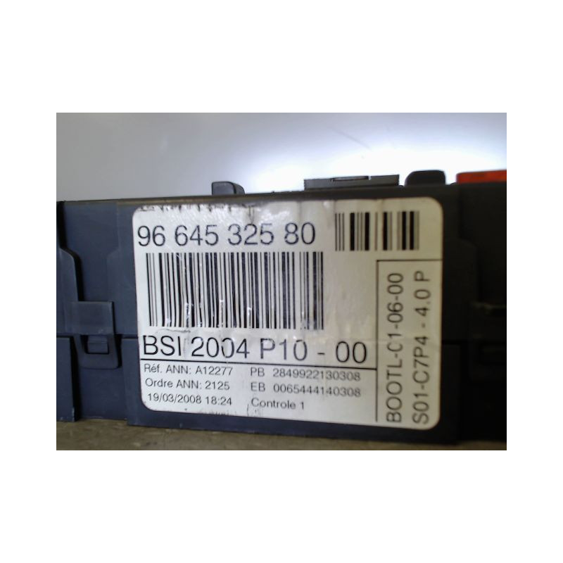 BOITIER GESTION HABITACLE CITROEN C3 2005-