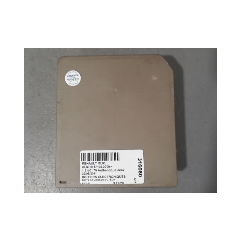 BOITE A FUSIBLES RENAULT CLIO III 2009-