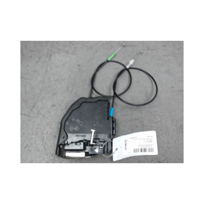 SYSTEME CONDAMNATION ARRIERE DROIT TOYOTA AURIS 2010-