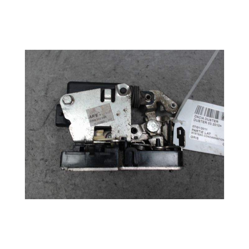 SYSTEME CONDAMNATION ARRIERE GAUCHE DACIA DUSTER 2010-