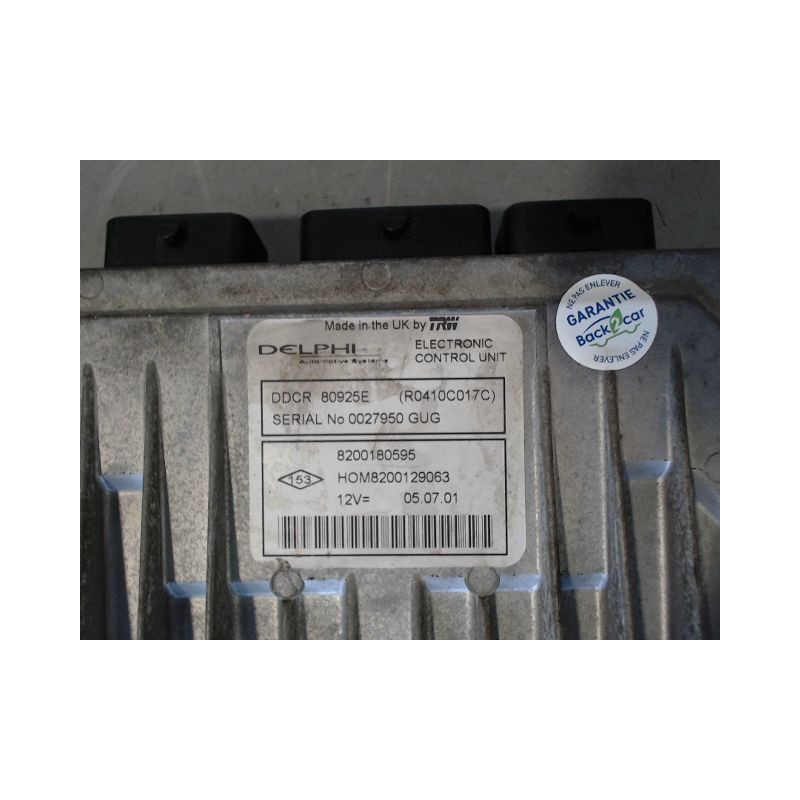 CALCULATEUR MOTEUR RENAULT CLIO II PH.2 01-06
