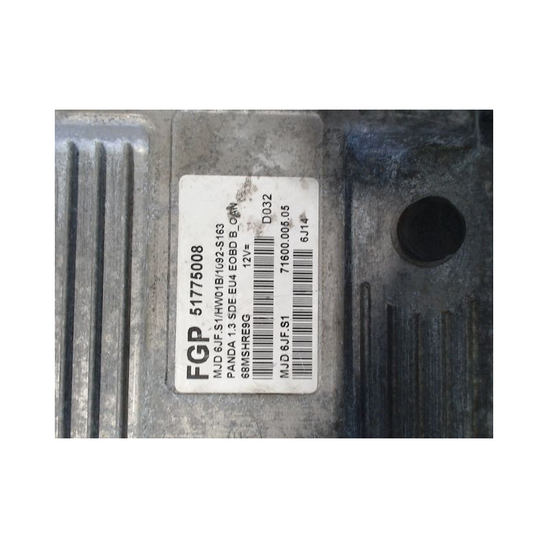 CALCULATEUR MOTEUR FIAT PANDA