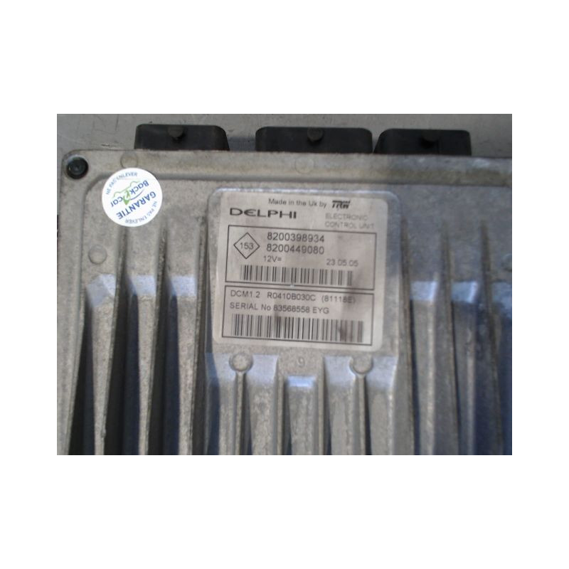 CALCULATEUR MOTEUR RENAULT MODUS 2004-2007