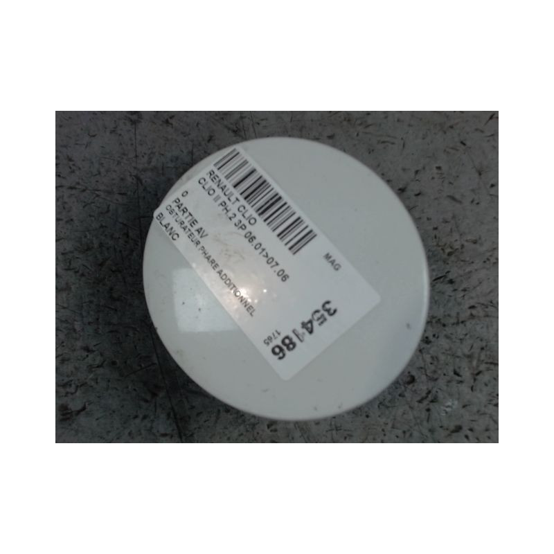 OBTURATEUR PHARE ADDITIONNEL PARE-CHOC AVG RENAULT CLIO II PH.2 01-06