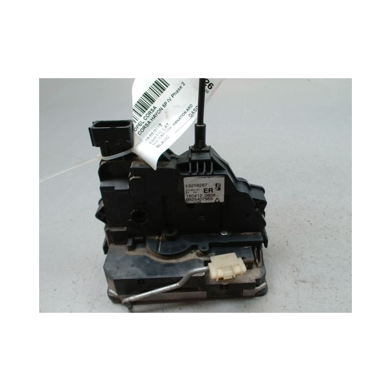 SYSTEME CONDAMNATION ARRIERE DROIT OPEL CORSA IV Phase 2 (D) 2011-2015