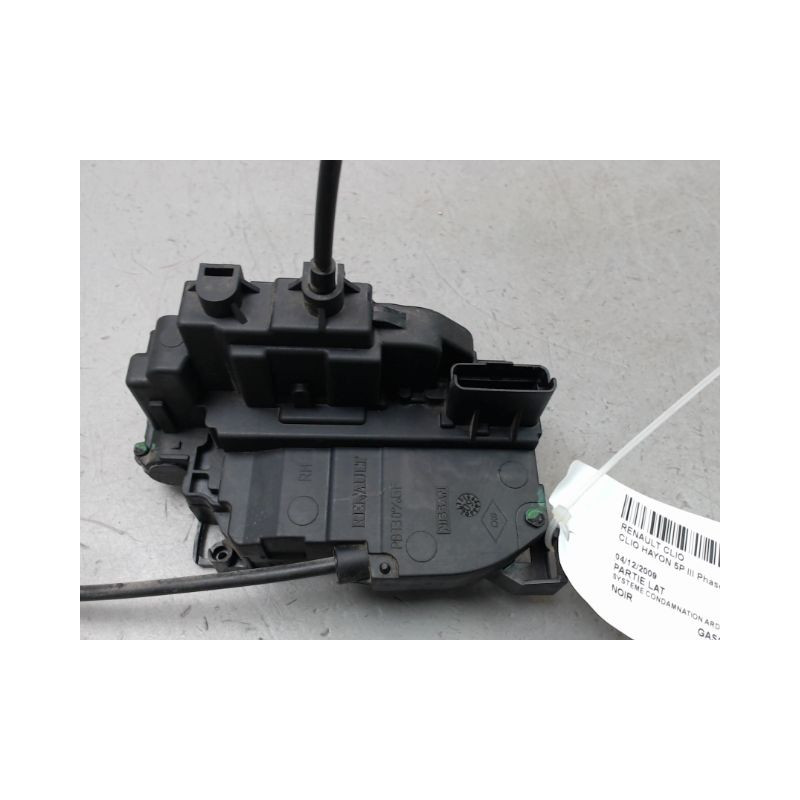 SYSTEME CONDAMNATION ARRIERE DROIT RENAULT CLIO III Phase 2 2009-2014