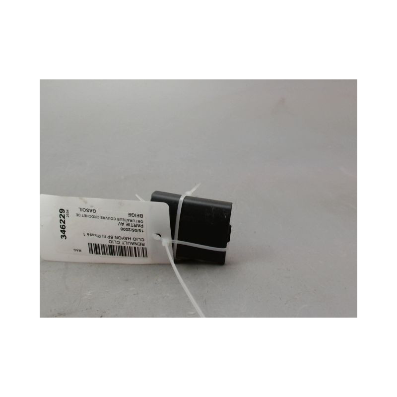 OBTURATEUR COUVRE CROCHET DE BOUCLIER AV RENAULT CLIO III Phase 1 2005-2009