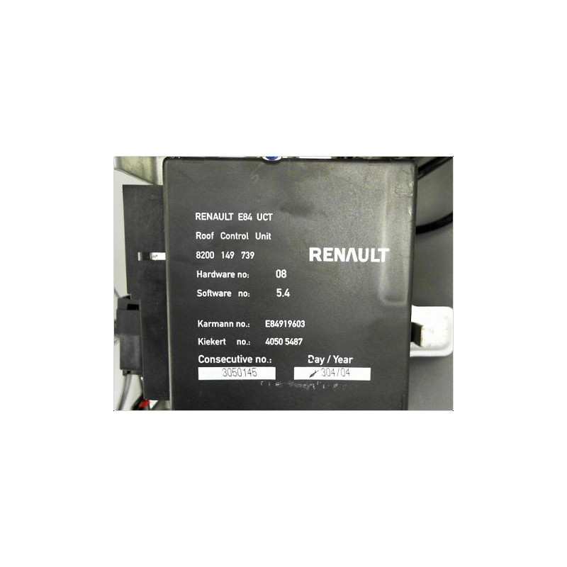 MECANISME+MOTEUR DEVERROUILLAGE CAPOTE RENAULT MEGANE II PH1 C.C 03-05