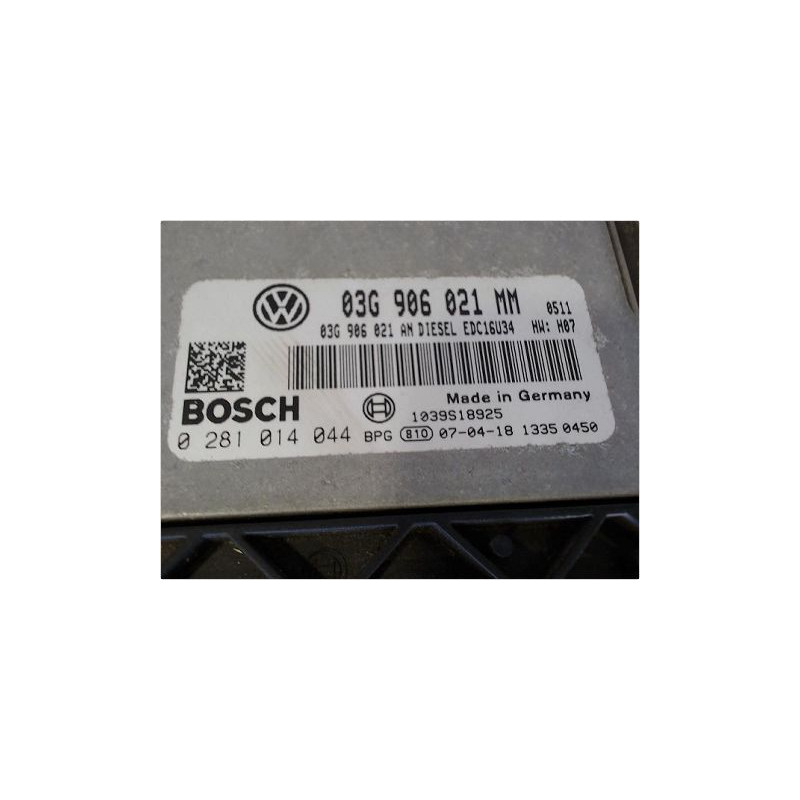 CALCULATEUR MOTEUR VOLKSWAGEN TOURAN