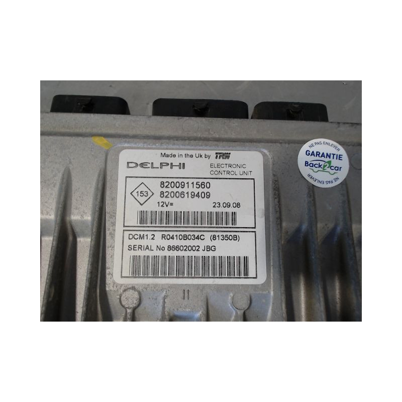 CALCULATEUR MOTEUR RENAULT CLIO