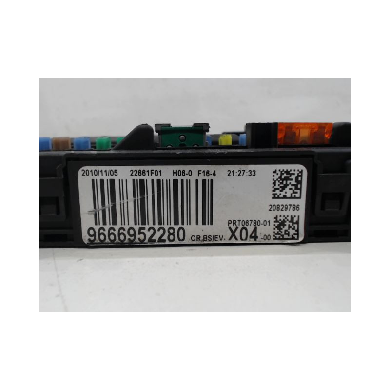 PLATINE FUSIBLE HABITACLE CITROEN C3
