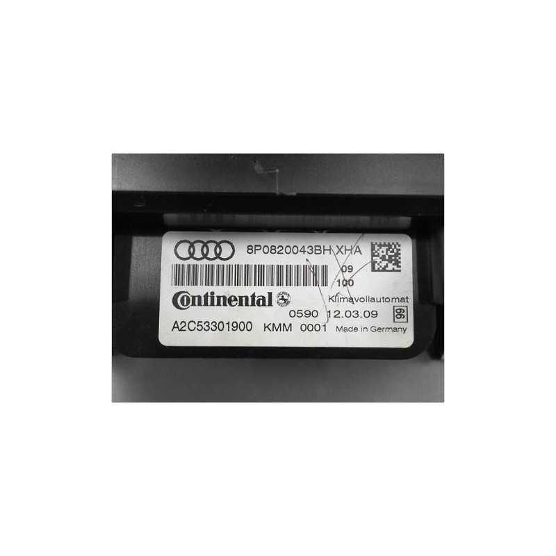 COMMANDE DE CHAUFFAGE AUDI A3 SPORTBACK 04-08