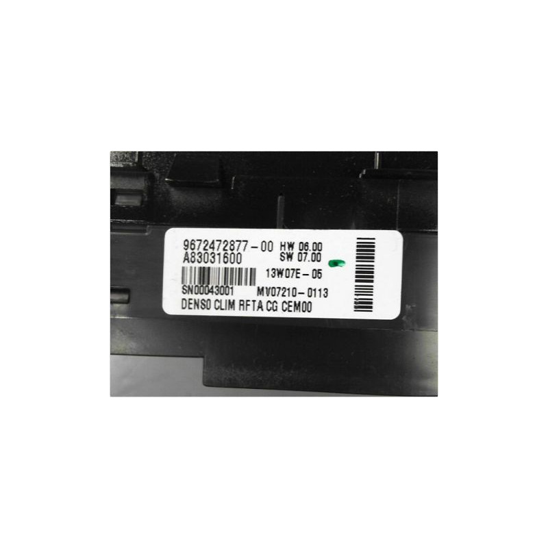 COMMANDE DE CHAUFFAGE G CITROEN C4 PICASSO 07-13