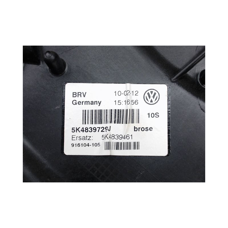 MECANISME LEVE-GLACE ARRIERE GAUCHE VOLKSWAGEN GOLF