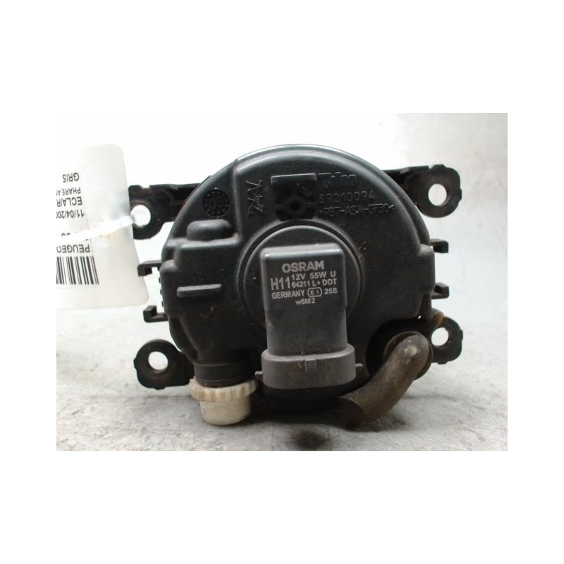 PHARE ANTIBROUILLARD AVANT GAUCHE PEUGEOT 207 CC