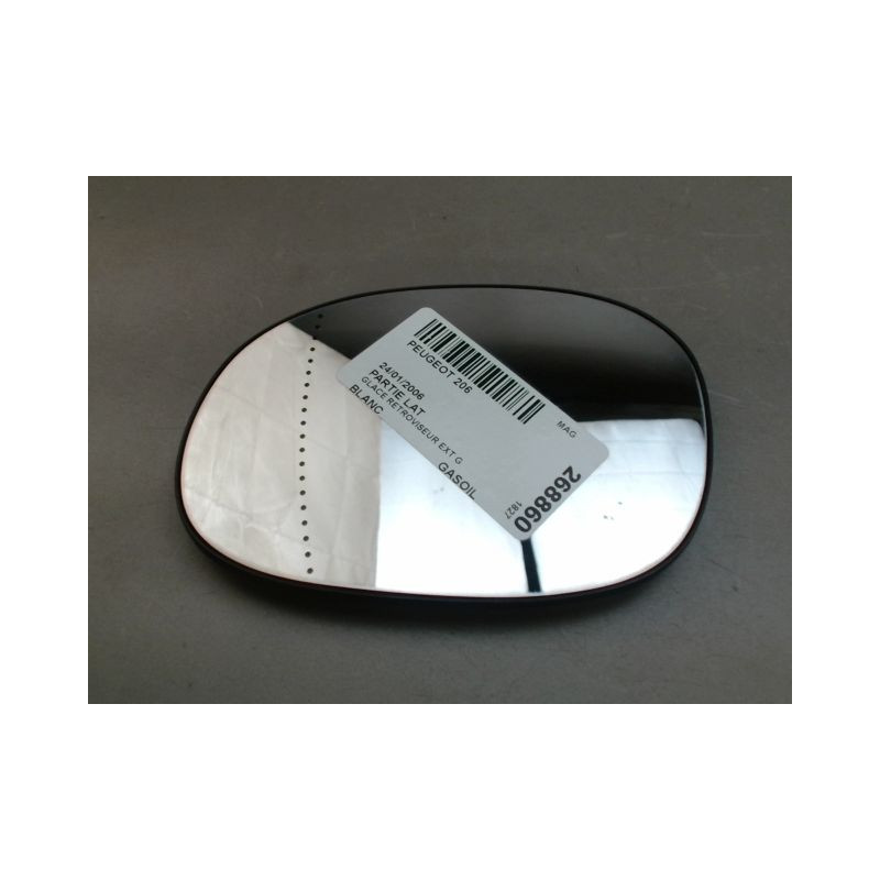 GLACE RETROVISEUR EXT G PEUGEOT 206