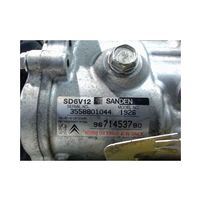 COMPRESSEUR AIR CONDITIONNE PEUGEOT 206+ 2009-
