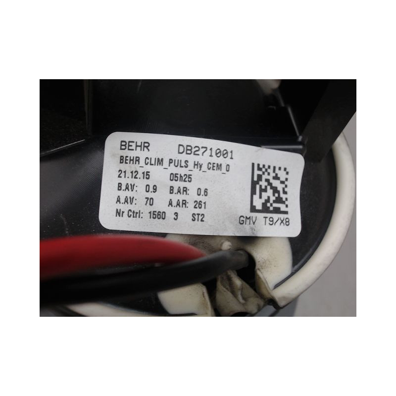 MOTEUR VENTILATEUR CHAUFFAGE PEUGEOT 308