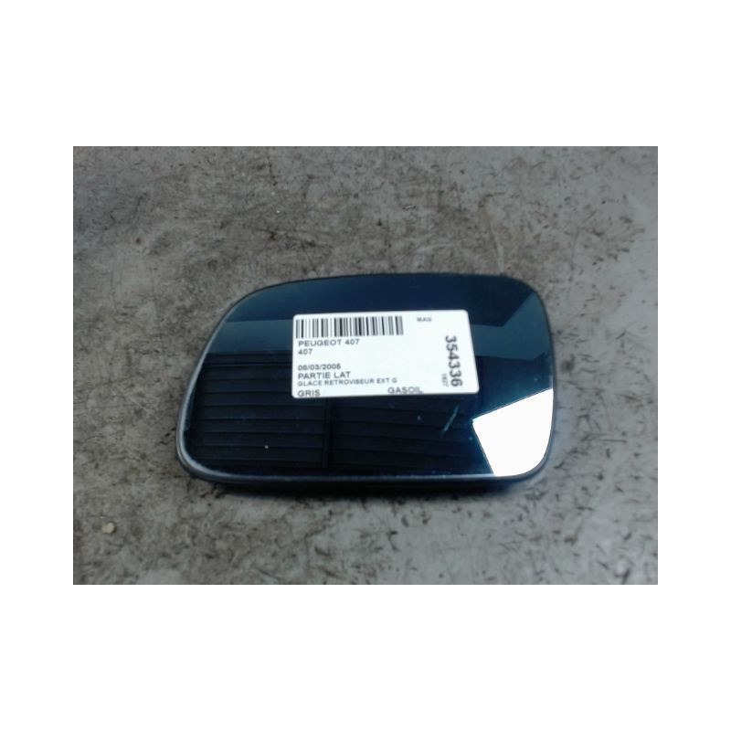GLACE RETROVISEUR EXT G PEUGEOT 407