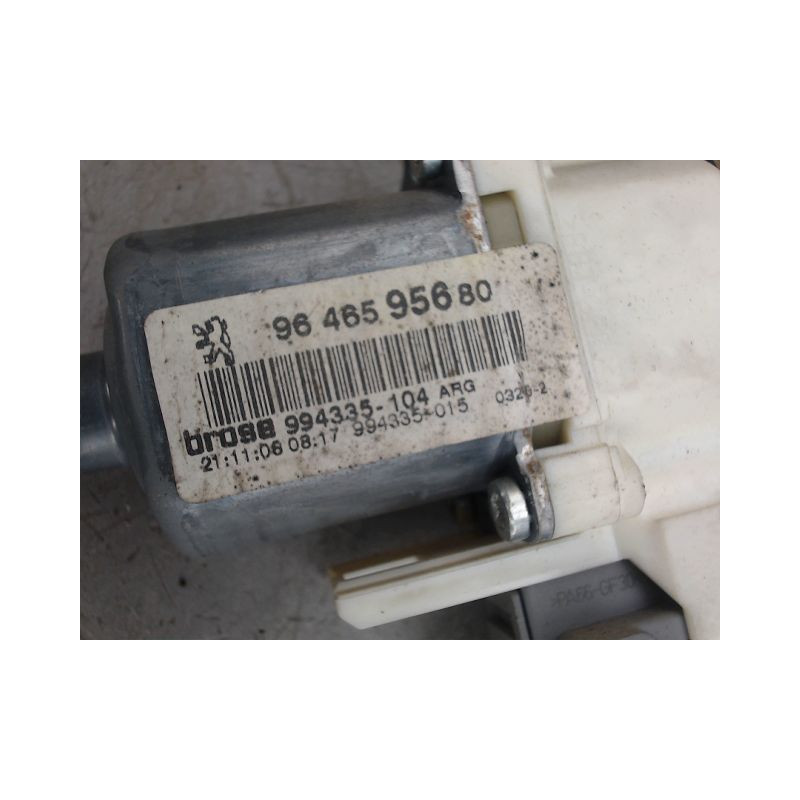 MECANISME LEVE-GLACE ARRIERE GAUCHE PEUGEOT 407