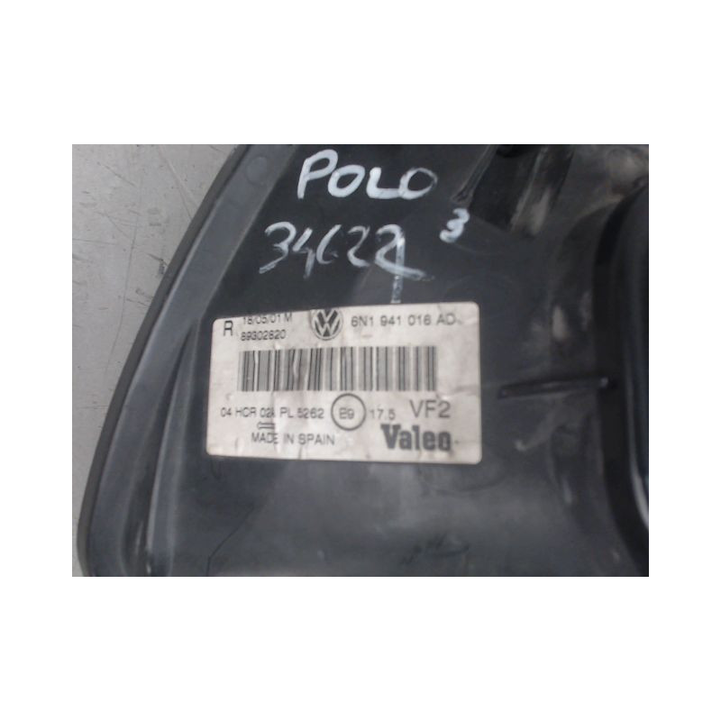 PHARE DROIT VOLKSWAGEN POLO