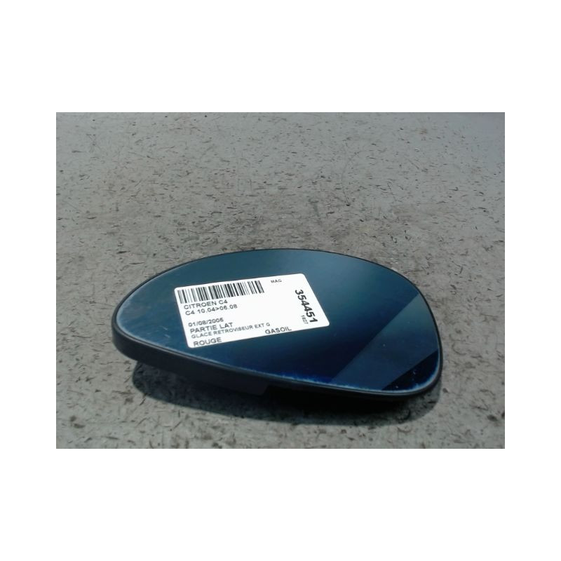 GLACE RETROVISEUR EXT G CITROEN C4 04-08