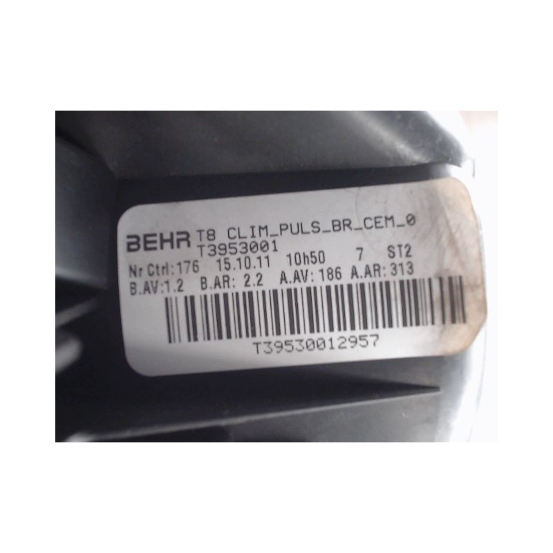 MOTEUR VENTILATEUR CHAUFFAGE PEUGEOT 3008
