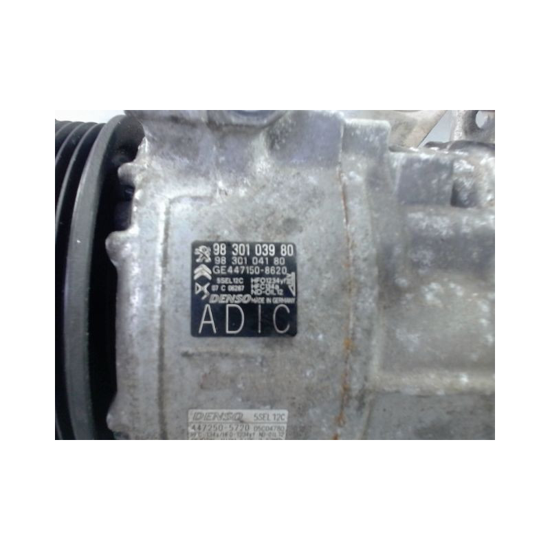 COMPRESSEUR AIR CONDITIONNE PEUGEOT 3008 2009-