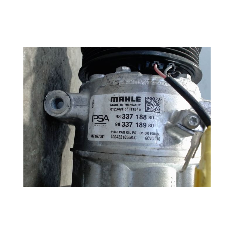 COMPRESSEUR AIR CONDITIONNE PEUGEOT 308 2011-