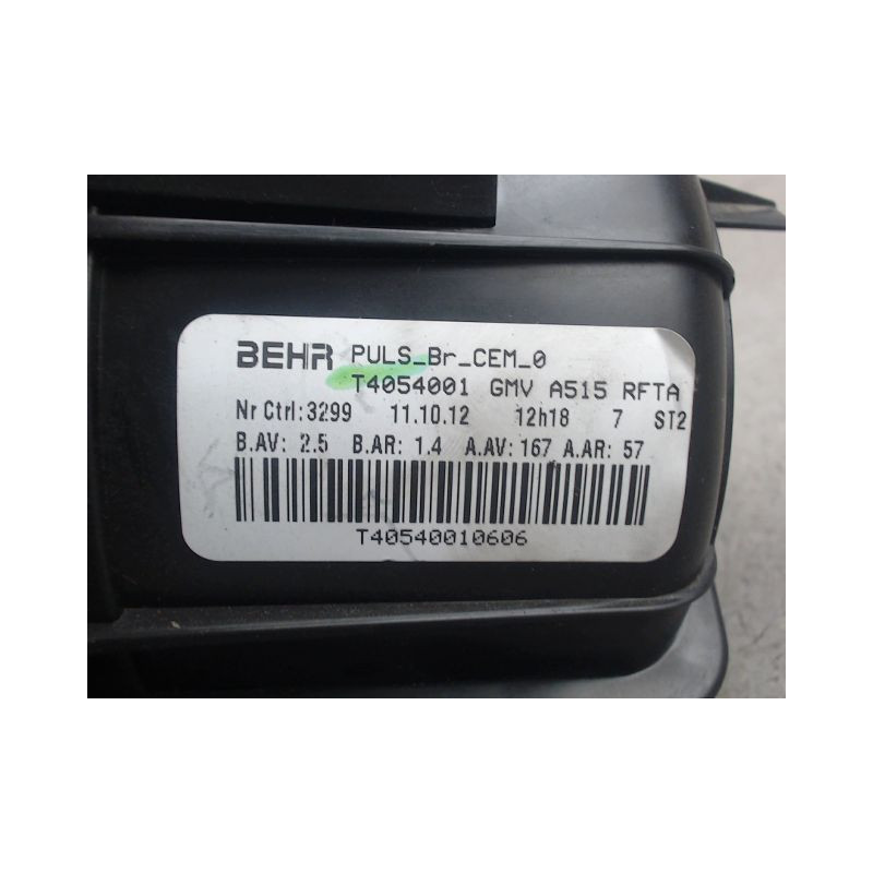 MOTEUR VENTILATEUR CHAUFFAGE CITROEN C3