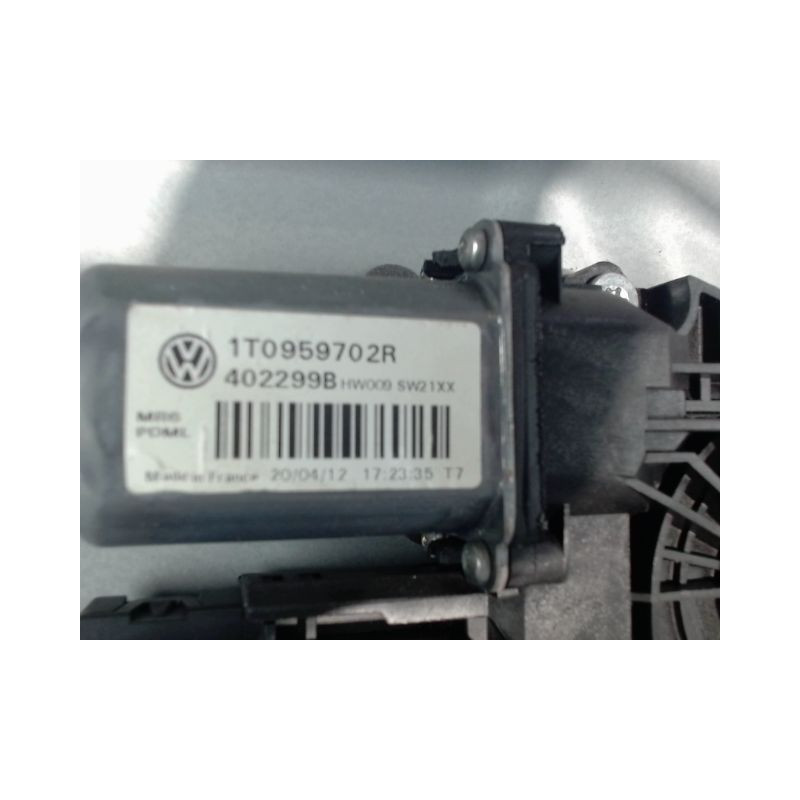 MECANISME+MOTEUR LEVE-GLACE AVANT DROIT VOLKSWAGEN CADDY VAN 2004-