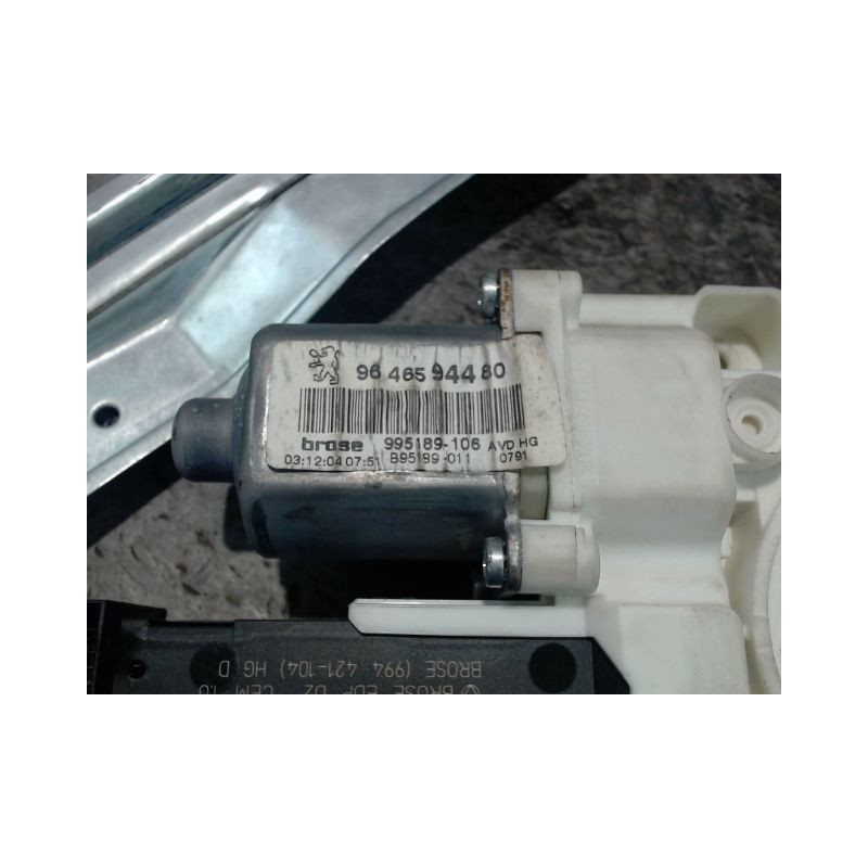 MECANISME+MOTEUR LEVE-GLACE AVANT DROIT PEUGEOT 407