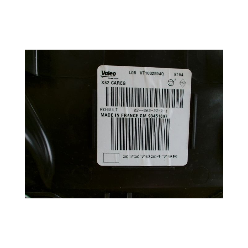 BLOC DE CHAUFFAGE COMPLET RENAULT TRAFIC III
