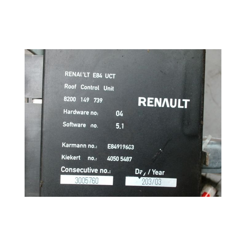 MOTEUR TOIT OUVRANT RENAULT MEGANE II PH1 C.C 03-05