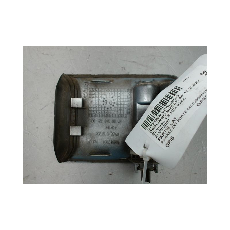 POIGNEE EXTERIEURE PORTE COULISSANTE DROIT CITROEN BERLINGO BREAK 2002-