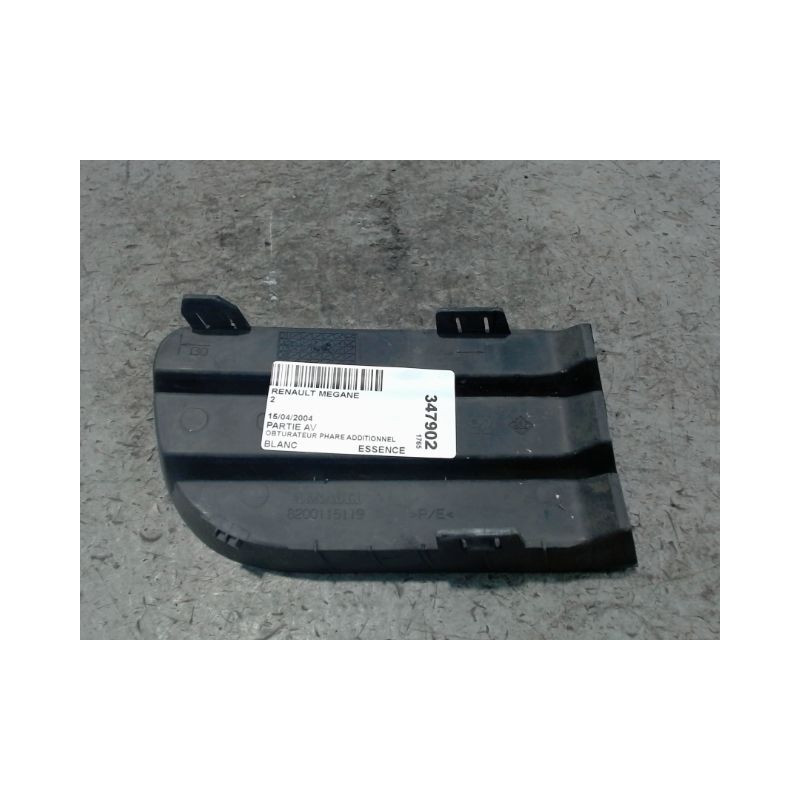 OBTURATEUR PHARE ADDITIONNEL PARE-CHOC AVG RENAULT MEGANE II PH1 02-05